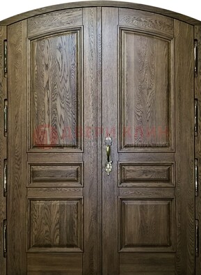 Долговечная арочная дверь с отделкой массив ДА-25 в Воскресенске