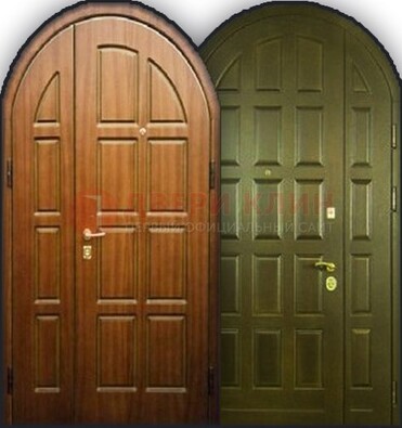 Металлическая арочная дверь ДА-6 для учебного заведения в Воскресенске