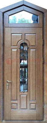 Железная дверь Винорит с фрамугой для частного дома ДФГ-34 в Воскресенске