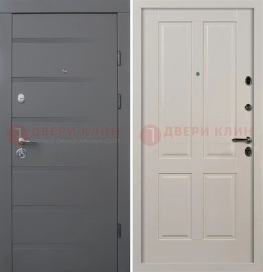 Квартирная железная дверь с МДФ панелями ДМ-423 в Воскресенске