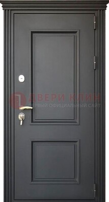 Чёрная дверь с МДФ ДМ-520 в Воскресенске