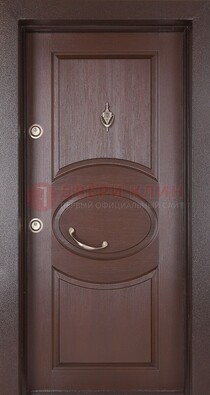 Железная дверь с массивом дуба в стиле классика ДМД-55 в Воскресенске