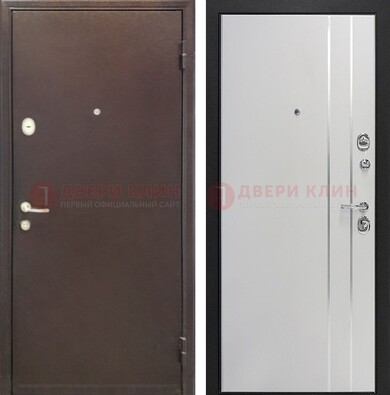 Входная дверь с порошковым покрытием с МДФ с молдингами ДП-232 в Воскресенске