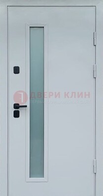 Светлая железная дверь с порошковым напылением ДП-303 в Воскресенске
