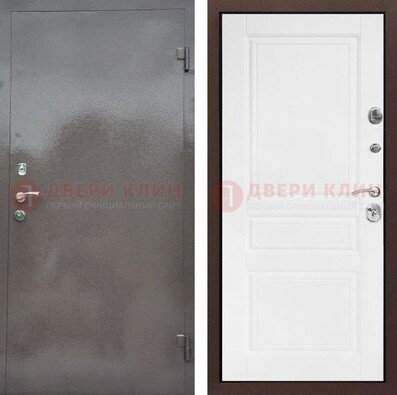 Входная стальная дверь с порошковым окрасом и МДФ внутри ДП-311 в Воскресенске