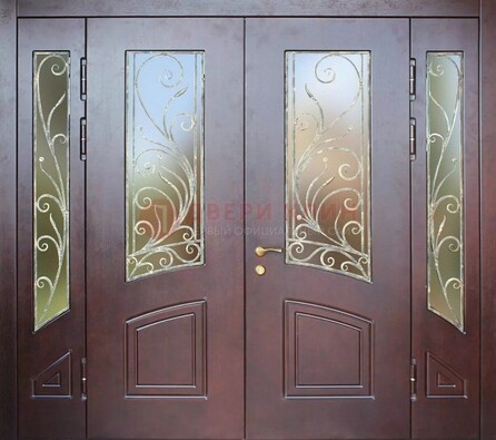 Парадная дверь ДПР-58 с остеклением в Воскресенске