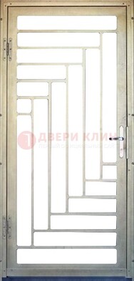 Железная решетчатая дверь с узором ДР-41 в Воскресенске