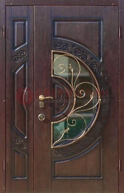 Полуторная железная дверь Винорит в классическом стиле ДСК-272 в Воскресенске