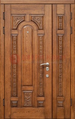 Полуторная железная дверь винорит для дома ДВТ-252 в Воскресенске